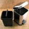 Square Chrome Waste Bin With Pedal